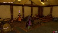 You’ll find the monk outside the Inn of Angri-La