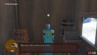 Search in the small cabin to the north of the city to find a Mini Medal