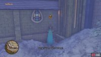 search along the side of the Church to find a barrel with a seed in it.
