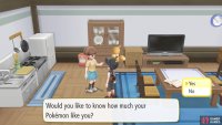 Your rival’s sister can identify how happy a Pokémon is.