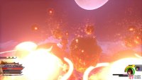 look for the impact of the Meteors and jump to avoid the shockwaves