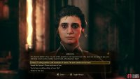 You can chat with Amelia in the cantina to attempt some dialogue checks