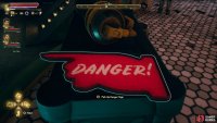 Pick up the Danger Sign while in the lab if you want some more ship decoration.