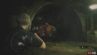 Shoot at the enemy’s different colored shoulder to expose its eye  