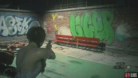 You’ll be able to find the First Raccoon sitting on a bench in the Basketball Court,