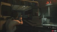 the Second Raccoon can be found hiding in the back of an Ambulance, just before the Parking Garage.