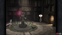 Leo is found in Alexandria, in the room with the floating statue