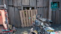 Remove the wooden plank that’s blocking the door,