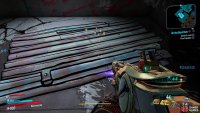 so look down at the floor to your left and interact with the plate to reveal a hole.