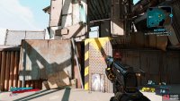 Look for yellow paint here after killing the enemies