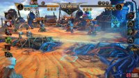 Look to get a Grenadier out early to counter his Defense Units