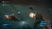 After dropping Reno, focus on shooting down Rude’s helicopter.