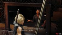 Talk to the owner of the Weapon Shop and he’ll make peace by giving you a new weapon.