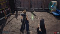 Open the door and you’ll be able to reach a loose orb of Fire Materia.