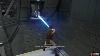 now deflect the incoming bullets and enter the room for a cutscene 