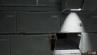 Climb up the platforms in the center of the room and then use the slightly pulled out blocks to get across