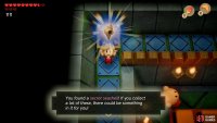 after he’s been defeated drop down the hole on the left and follow the path up to find a Chest with a Secret Seashell inside.