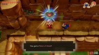 then exit out of the cave through the left entrance and follow the path left to find another Piece of Heart.