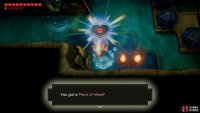 Head into the a cave and dive down into the deep water to get a Piece of Heart,