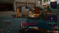 Search the container once the area is clear