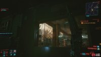 You can go through the door, or make your life a bit easier by shooting out a window with a silenced weapon.