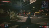 You can sneak past some gangers in the loading area,