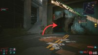 then enter the GIM through a hole in a garage door.