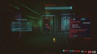 You can gain access to the back rooms by using quickhacks to distract the guards,