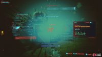 In the back of the gas station you’ll find only a lone drone, which you can down with quickhacks.