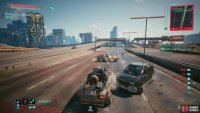 Weaponized vehicles usually possess heavy machine guns. They’re fixed, so you can’t really aim them, but they do significant damage.