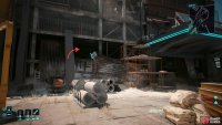 then follow some power lines into a building,