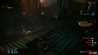 so head towards the marked building on foot, avoiding enemy patrols,