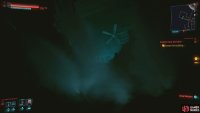 Cyberware permitting, you can avoid most enemies and just jump up through the hole you fell down.