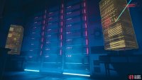 The last two servers will be near the exit, behind the server stack.