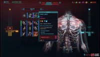 As you can see, this cyberware is getting placed into the Skeleton system. It has a 70 armor rating which is indicated by the blue armor icon.