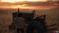 Head outside to grab the teddy from the Tractor 