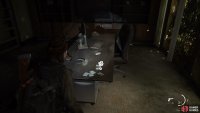 then go into the room at the end to find a Trading Card on the desk 
