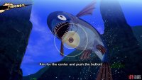 There will be one QTE at the end to finish off the fish