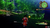 The items you pick up off the ground are automatically collected as you get close