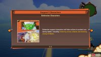 There are three different types of support characters