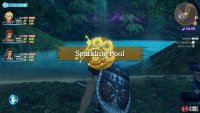 head south from the Eks Watering Hole to locate Sparkling Pool.
