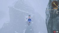 jump right at the end of the slide to gain as much height as possible