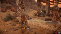 After you’ve defeated them, examine the camp at the back of the area.