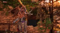 Use the zipline to reach the opposite room 