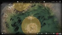 Head over to the smaller island 