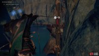 use your grapple here to access the ship and deal with the first cannons