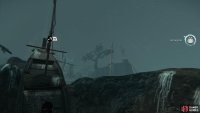 head down to this boat and pull the mast down to create a Grapple across to the other side