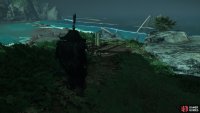 once again it overlooks the shipwreck on the coast.