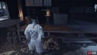 to find this vanity item sitting on the wooden table in the building. 