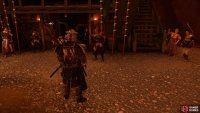you can choose to socialize with the other raiders before resting on Fune’s ship